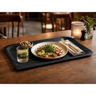 Hendi Professioneel Dienblad | Zwart | 1/1 GN | 325x530 mm