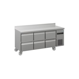 Hoshizaki Advance ACR-180DG-222-CRC-L2 - 6 lades koelwerkbank met rand