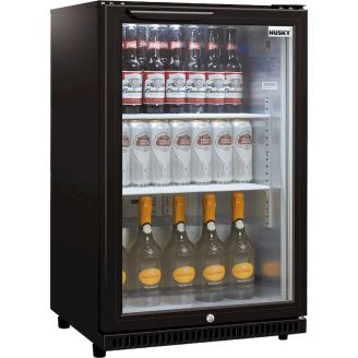 Husky barkoeling - 1 deurs - 130 liter - zwart