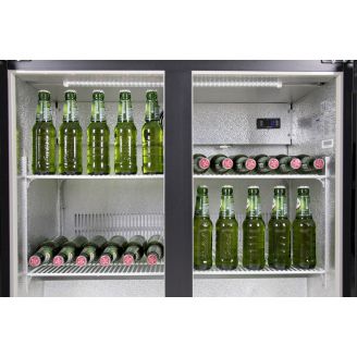 Husky barkoeling - 2 deurs - 186 liter - zwart