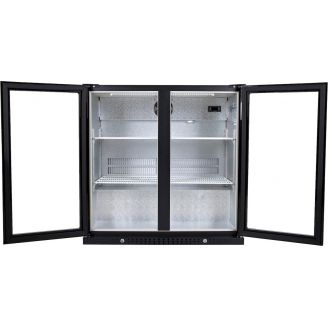 Husky barkoeling - 2 deurs - 186 liter - zwart
