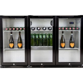 Husky barkoeling - 3 deurs - 350 liter - zwart