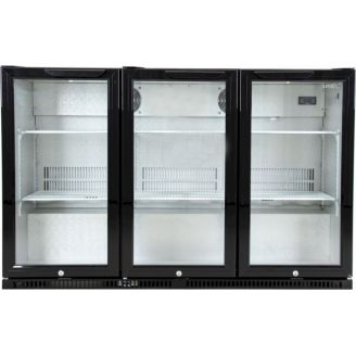 Husky barkoeling - 3 deurs - 350 liter - zwart