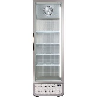 Husky glasdeur vriezer - 378 liter - wit/zilver