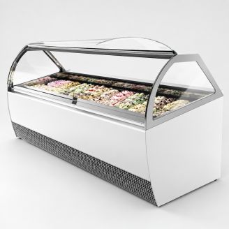 Isa consumptie-ijs vitrine MILLENNIUM 2.0 GR DT 190 H135