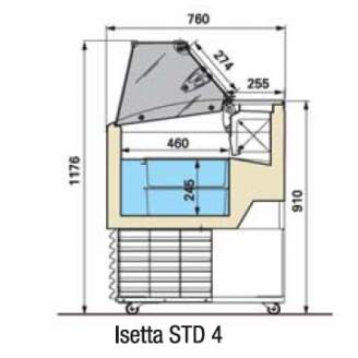 ISA Schepijsvitrine Isetta 4 TP STD