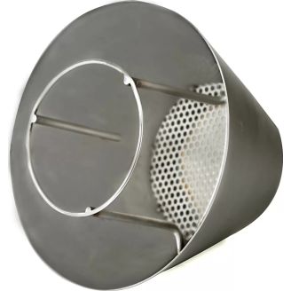 Josper RVS kap t.b.v. trekonderbreker - 20 cm. - 4033