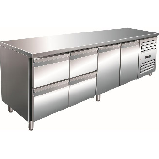 Saro 2-deurs / 2x 2-lades koelwerkbank KYLJA 4140 TN