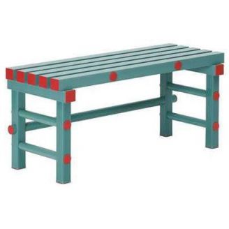 REA Kunststof zitbank - 1200x400x450mm - Groen