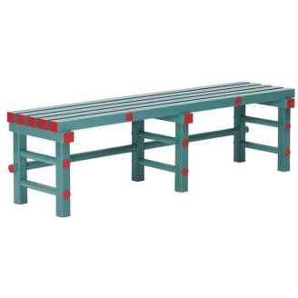 Kunststof zitbank 1600x400x450 mm