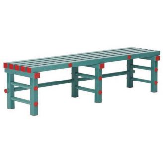 REA Kunststof zitbank - 2000x400x450mm - Groen