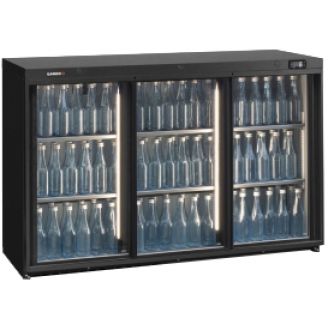 Gamko Maxiglass flessenkoeler LG3/315SD antraciet 3x schuifdeur