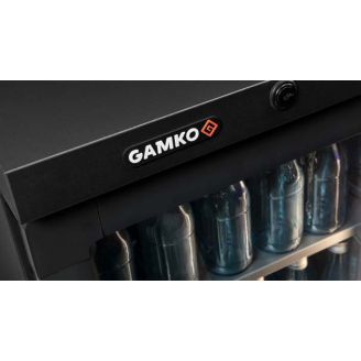 Gamko flessenkoeler - MG3/300LGCS - glasdeur linksdraaiend chroomstaal