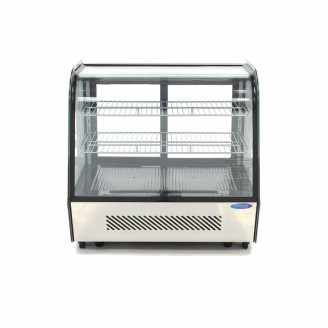 Maxima Gebaksvitrine - 120 L - 70 cm - Schuifdeuren Achter