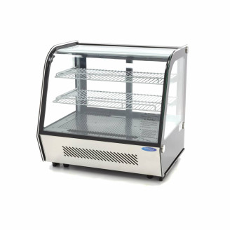 Maxima Gebaksvitrine - 120 L - 70 cm - Schuifdeuren Achter