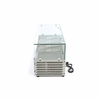 Maxima Opzetkoelvitrine - 120 cm - 4 x 1/3 GN Bakken