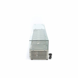 Maxima Opzetkoelvitrine - 180 cm - 8 x 1/3 GN Bakken