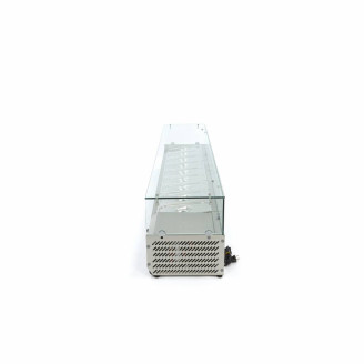 Maxima Opzetkoelvitrine - 200 cm - 9 x 1/3 GN Bakken