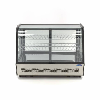 Maxima Gebaksvitrine - 160 L - 88 cm - Schuifdeuren Achter