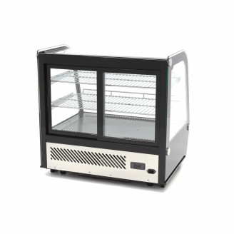 Maxima Gebaksvitrine - 120 L - 70 cm - Schuifdeuren Achter