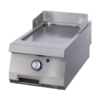 Maxima Heavy Duty Grillplaat - Glad Chroom - Enkel - 70 cm Diep - Elektrisch