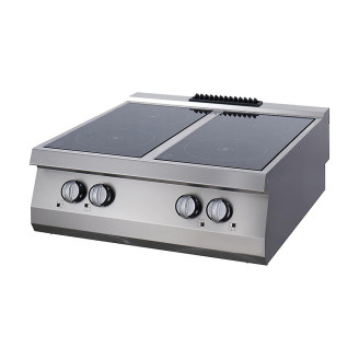 Maxima Heavy Duty Kookplaat - 4 Pits - Infrarood - Enkel - 70cm - 400V