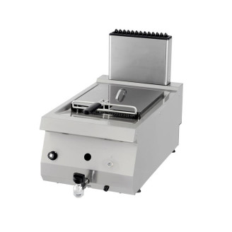 Maxima Heavy Duty Friteuse - 1 x 12 L - Enkel - 70 cm Diep - met Tapkraan - Gas