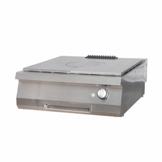 Maxima Heavy Duty Doorkookplaat - 1 Pit - Dubbel - 70 cm Diep - Gas