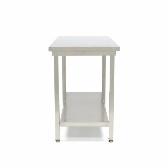 Maxima Werktafel rvs - 100 x 70 cm - Verstelbare Hoogte