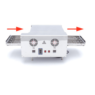 Maxima Pizza Oven met Transportband - 2 Pizza's &Oslash; 20 cm - 30 Pizza's/U