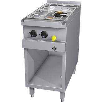 MKN 2-pits Gas kooktafel - staand model 2063401
