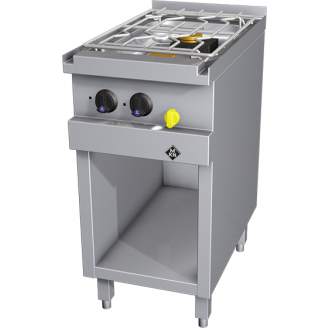 MKN 2-pits Gas kooktafel - staand model 2163401