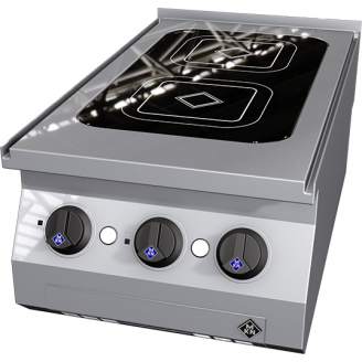 MKN 2-zones inductie kooktafel - tafelmodel 1223101