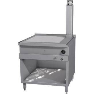MKN 850 serie Gas doorkooktafel, stalen plaat
