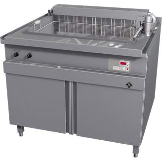 MKN elektrische bulk friteuse, kantelmotor rechts - EcoControl - K&Ouml;LN