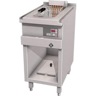 MKN elektrische friteuse met verzwaard element en EcoControl, LONDON I