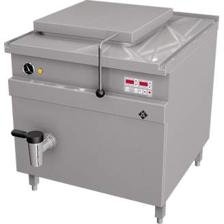 MKN elektrische kookketel 130L 2x 1/1GN 200 mm (EcoControl), mengkraan