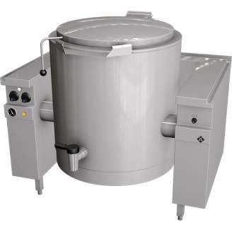 MKN elektrische kookketel 200 L (elektrisch kantelbaar), mengkraan