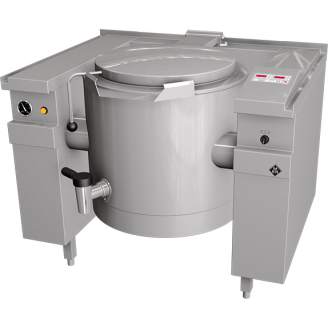 MKN elek. kookketel 60L (elek. kantelbaar & EcoControl), mengkraan