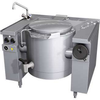 MKN elektrische kookketel 60 L (handmatig kantelbaar), mengkraan