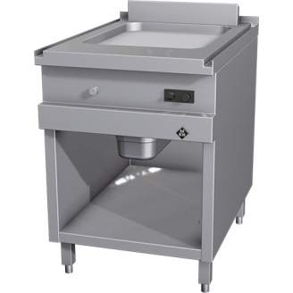 MKN gas bakplaat glad, 850-serie, 2061101