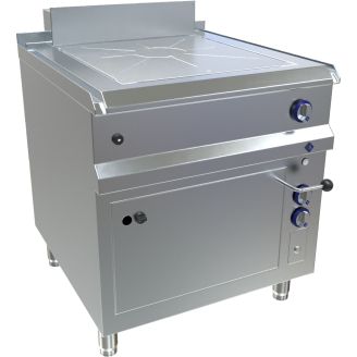 MKN gas doorkookplaat 1 zone met elektrische oven, 8GHEG081XEB