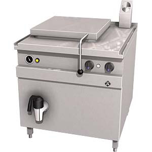 MKN gas kookketel 1, 125 L, RVS ketel & dubbelwandig deksel, 850-serie