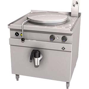 MKN gas kookketel 60 L, RVS ketel & dubbelwandig deksel, 850-serie