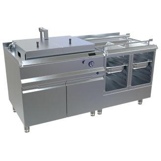 MKN friteuse K&Ouml;LN met FrySafe, 32 kW, uitschepsysteem rechts