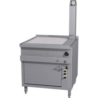 MKN Optima 850 serie Gas doorkooktafel met gas oven, stalen plaat