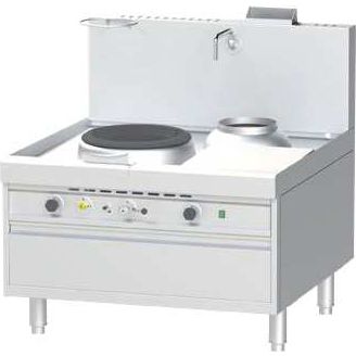 Nayati woktafel - NGKB 12-125, 1 wokbrander Turbo wok