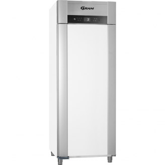 Gram SUPERIOR TWIN K 84 koelkast - 2/1 GN - enkeldeurs - wit