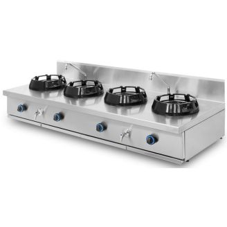 NTGas standaard Aziatisch wok tafelmodel fornuis PAV/04-4C-WL