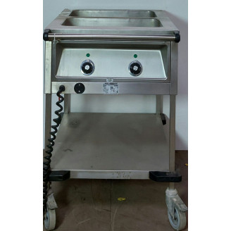 Occasion bain-marie wagen - 2x 1/1 GN